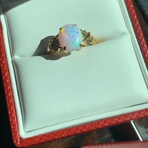 Opal ring size 5.5 from Kay jewelers